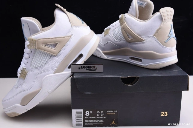 1st Kicks Shoes HighQuality Jordan Retro 1042 4 487724- Sand 2017 1113